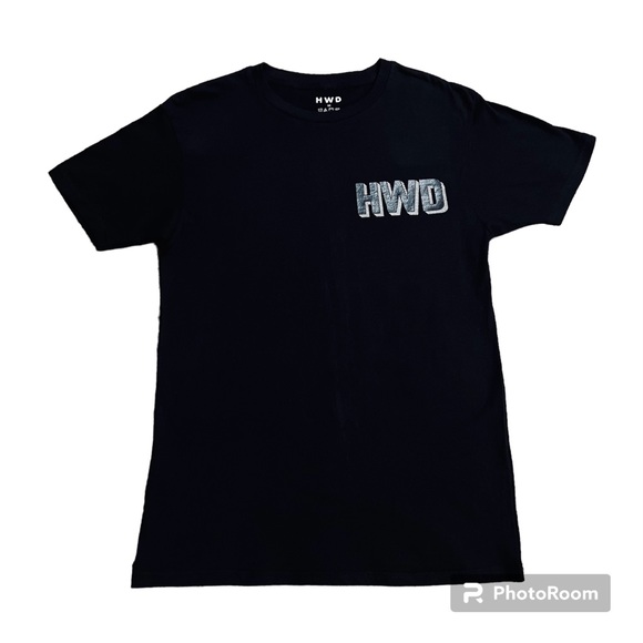 Halfway Dead HWD  Short Sleeve Black Cotton Medium Tee - Picture 1 of 3